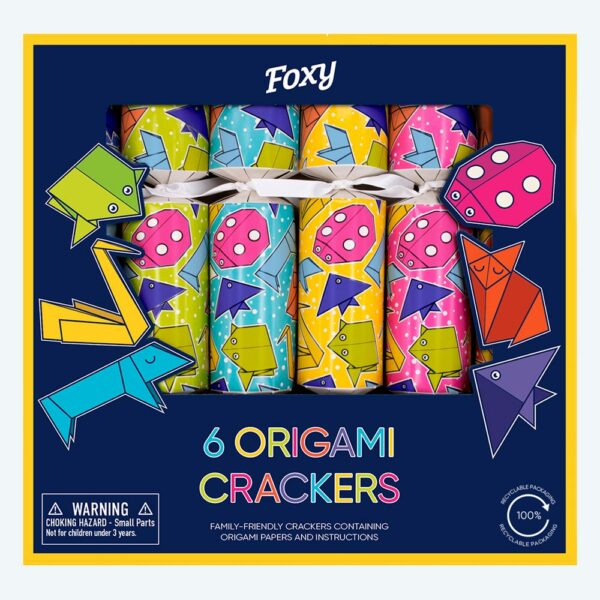 Foxy Harlequin Origami Crackers